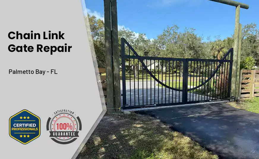 Chain Link Gate Repair Palmetto Bay - FL 