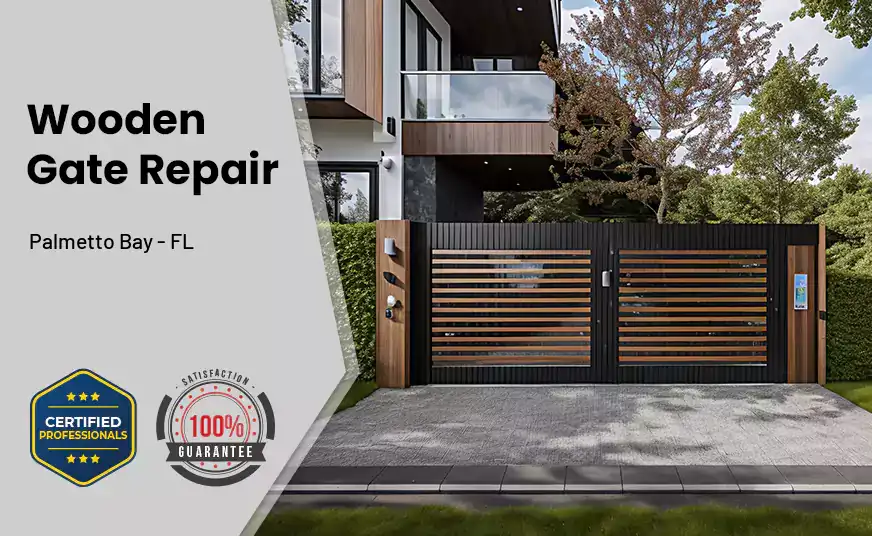 Wooden Gate Repair Palmetto Bay - FL 